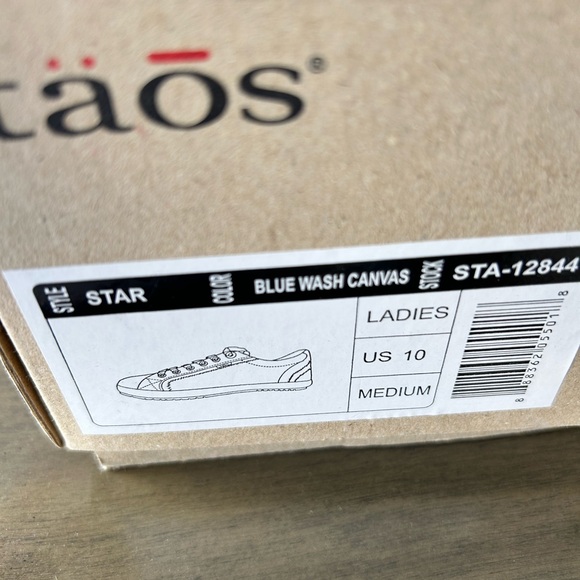 Taos Blue Canvas Sneakers - Picture 9 of 10